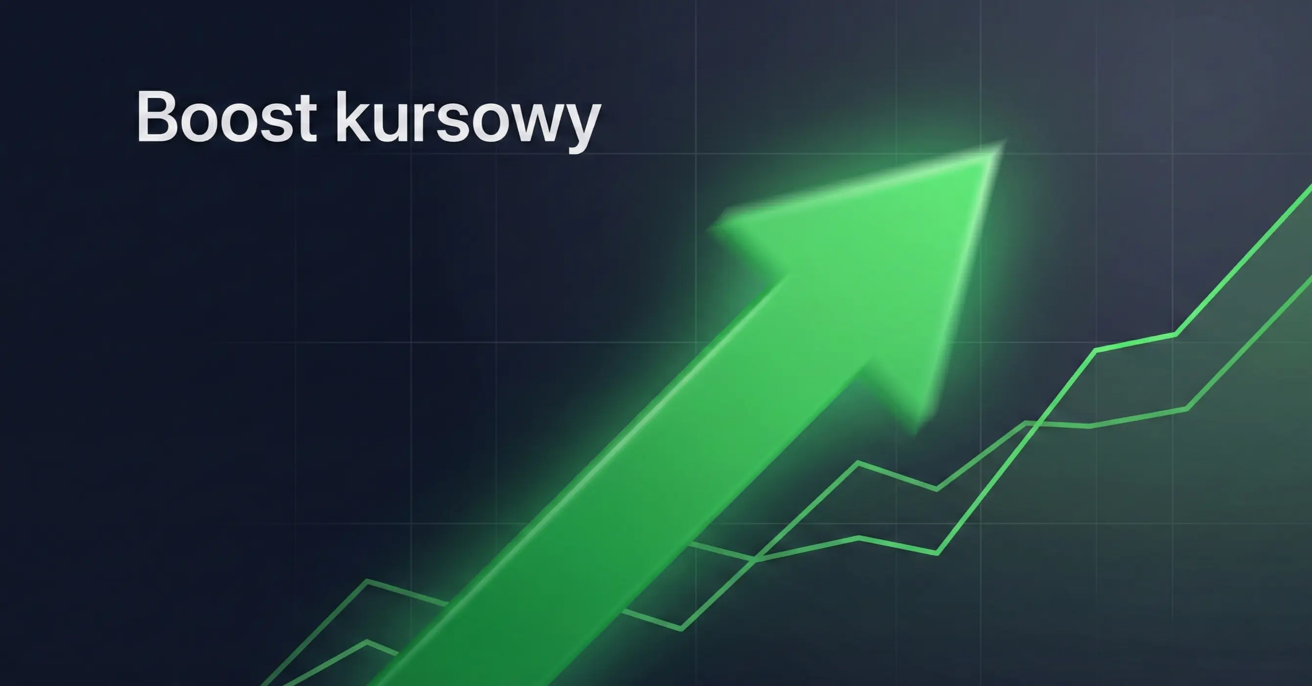 Strzałka wzrostowa na wykresie kursów bukmacherskich