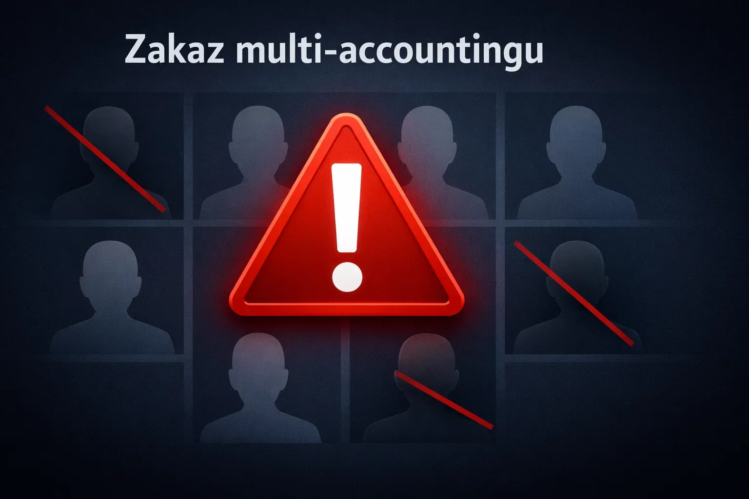 Ostrzeżenie przed zakładaniem wielu kont u bukmachera